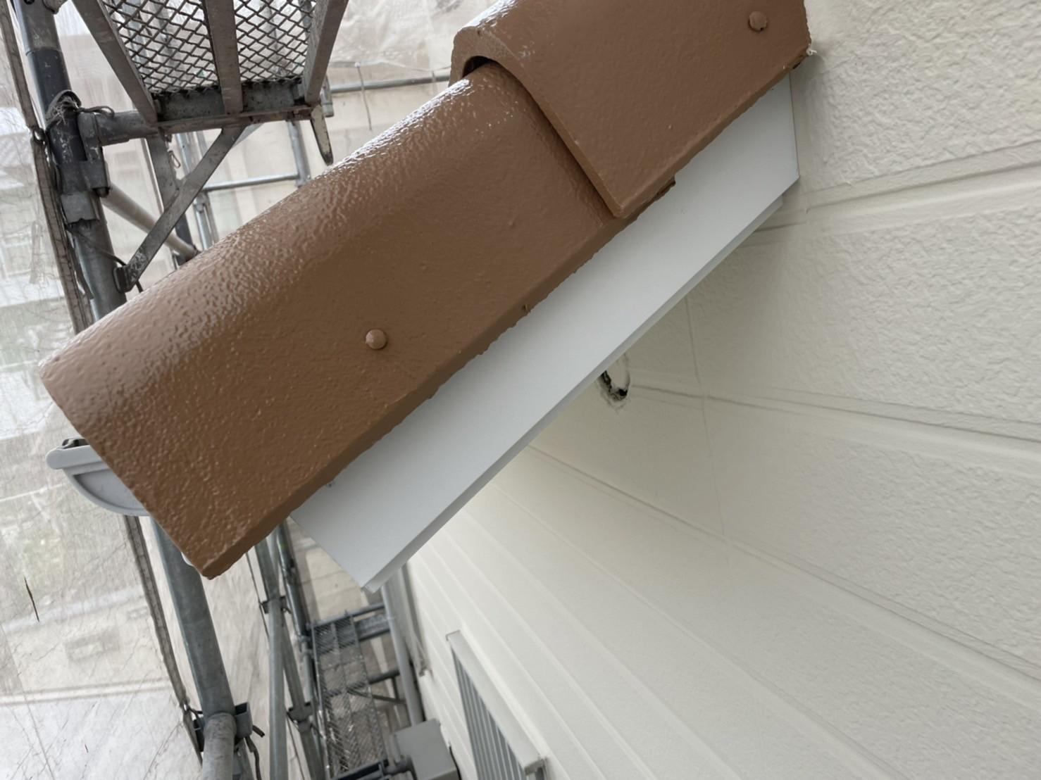 【破風・鼻隠し板金工事】完了