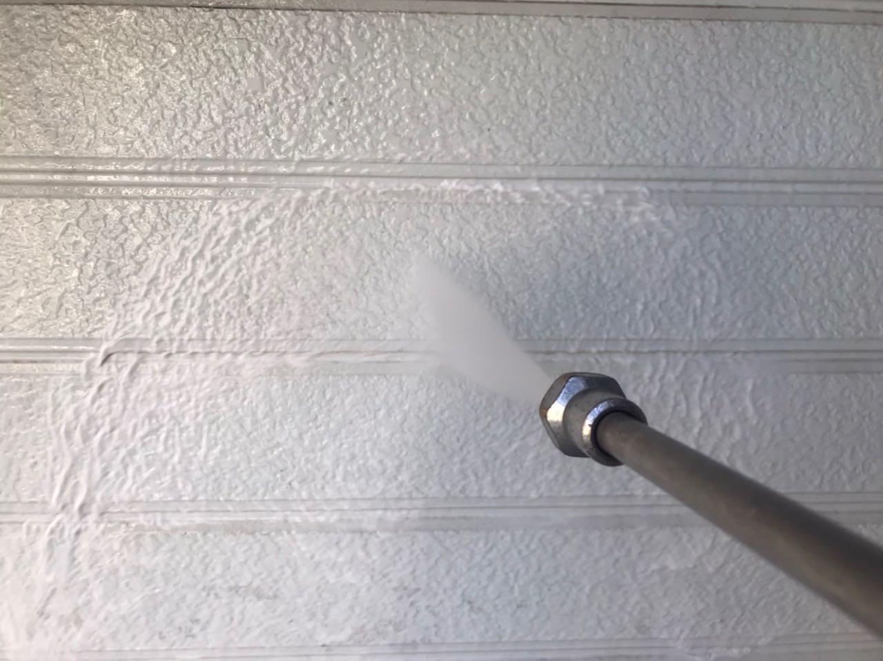 【外壁洗浄】バイオ洗剤塗布