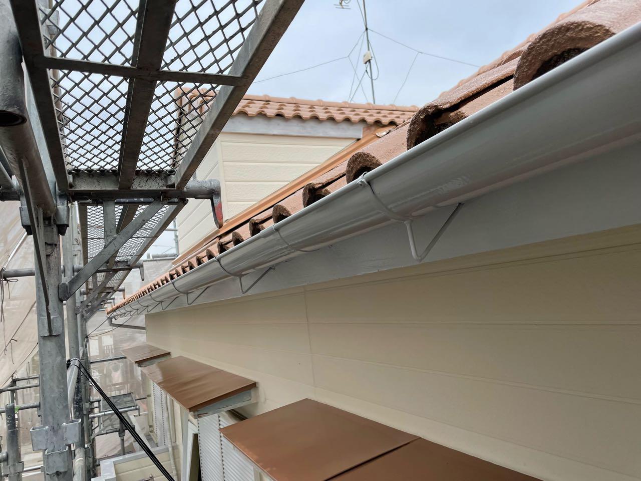 【破風・鼻隠し塗装】完了