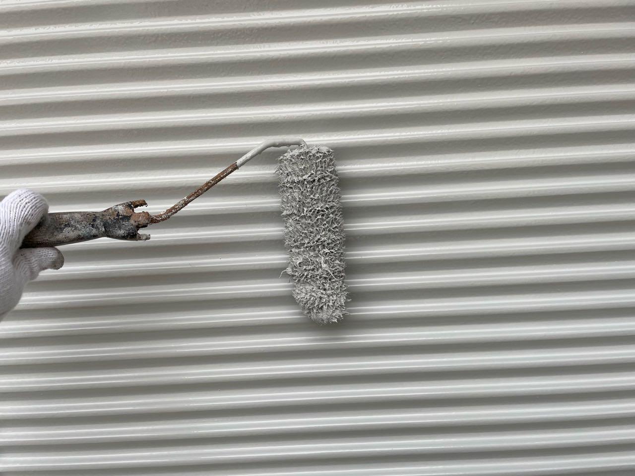 【雨戸塗装】上塗り