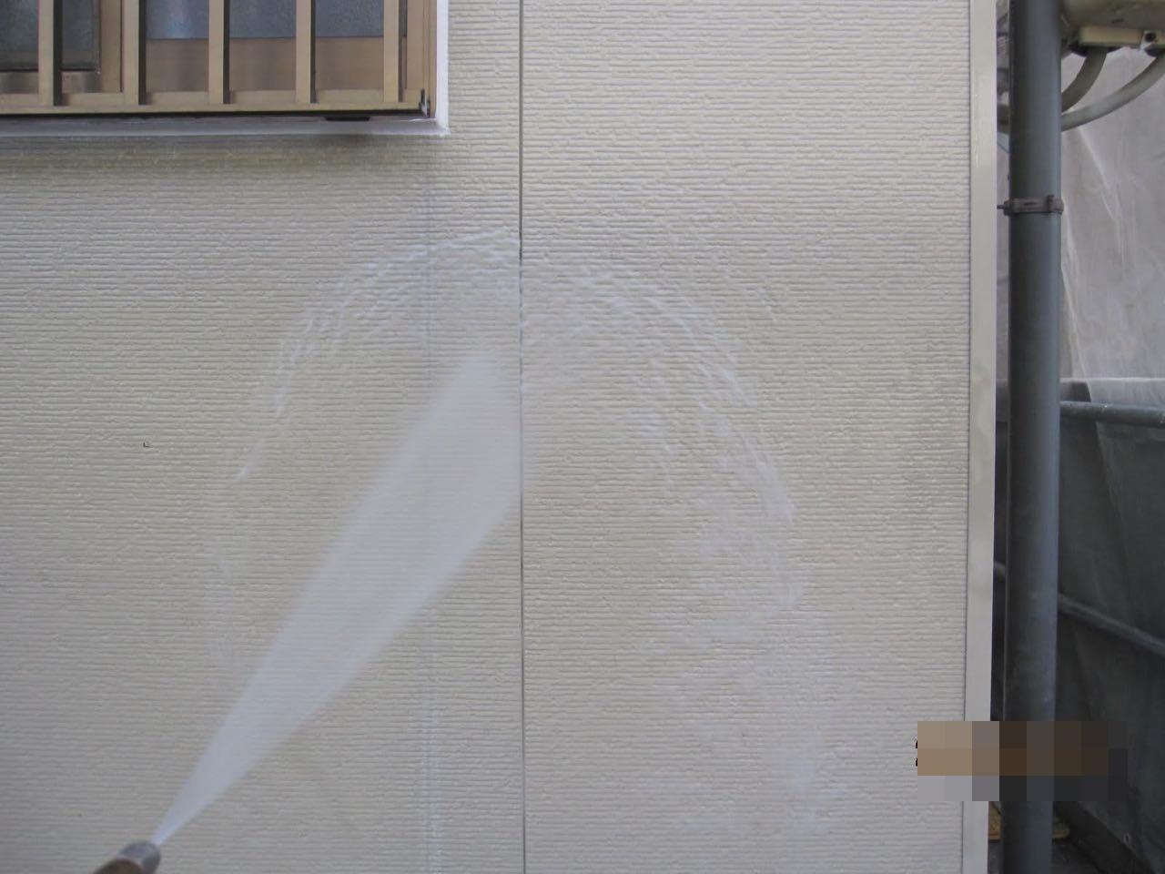 【外壁洗浄】バイオ洗剤塗布