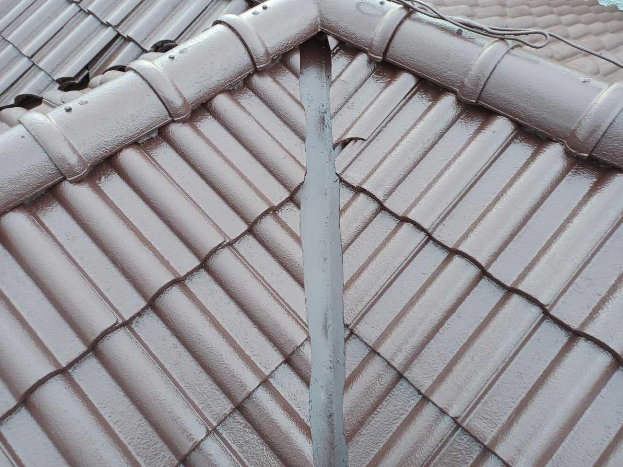 【屋根棟板金塗装】完了