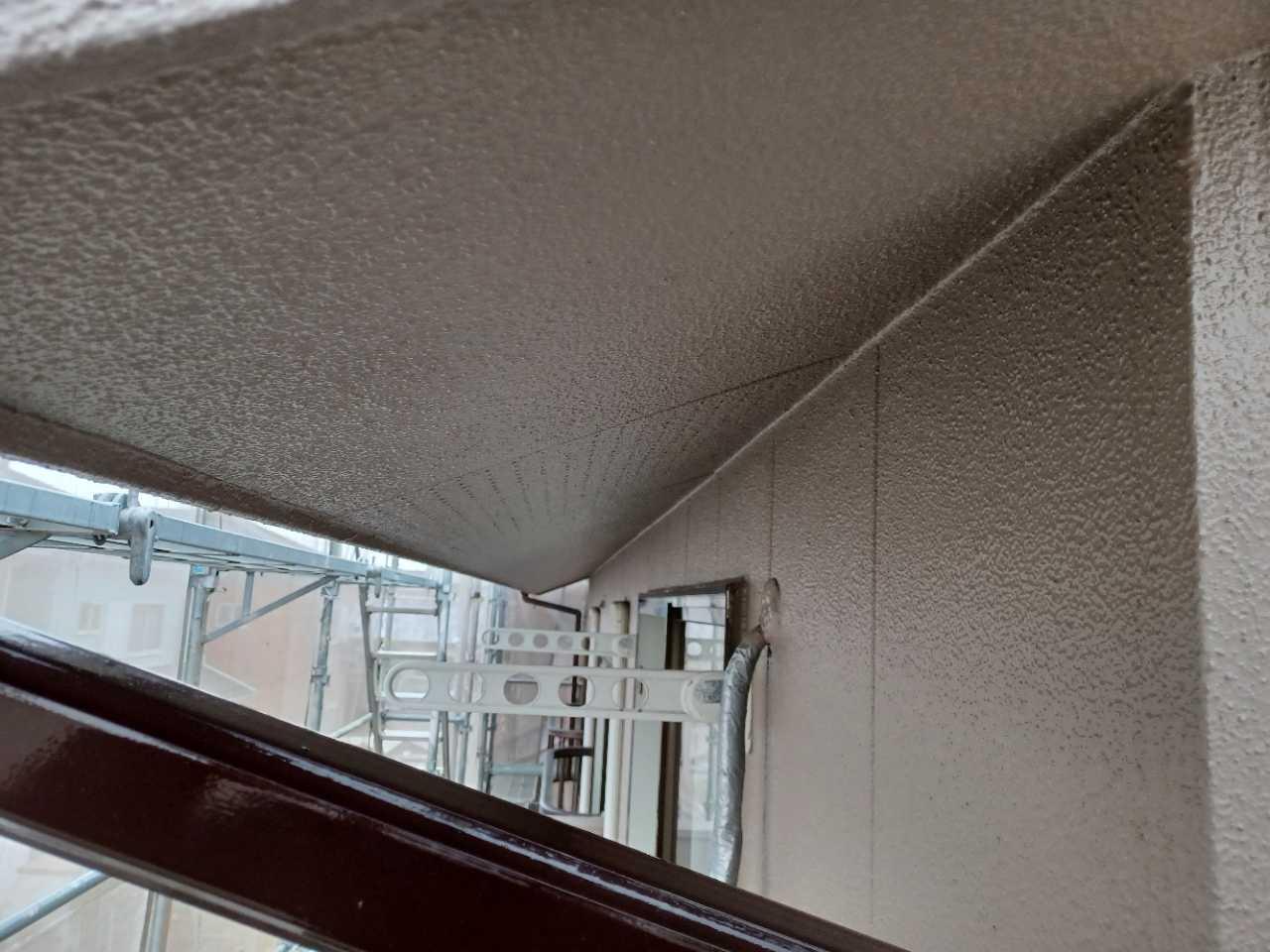 【軒天塗装】完了