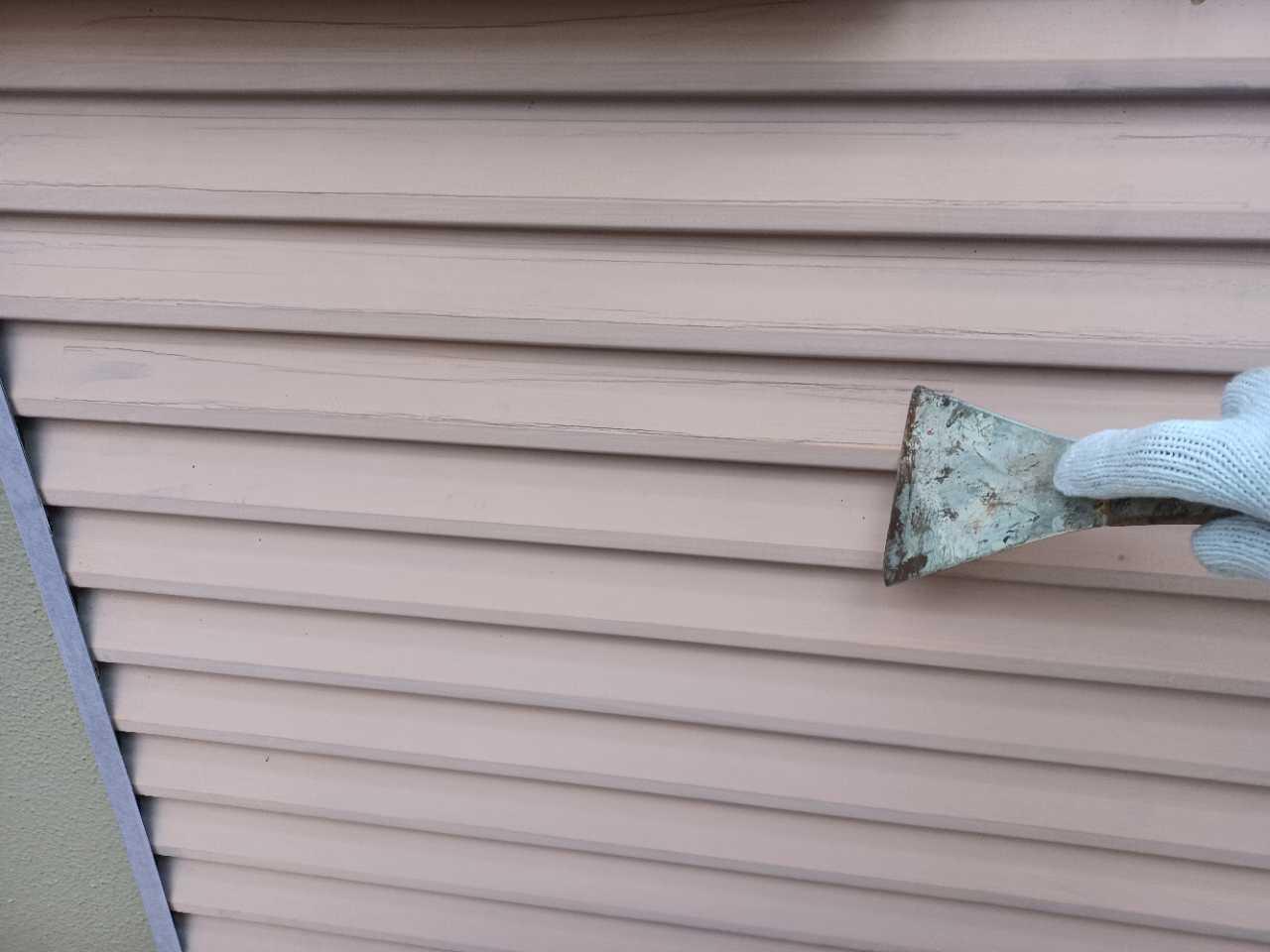 【雨戸塗装】ケレン作業