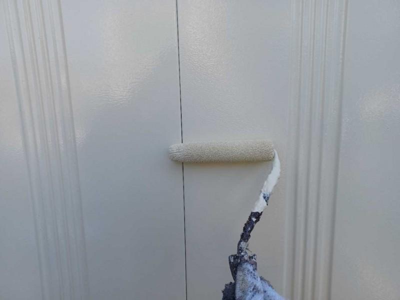 【笠木塗装】上塗り