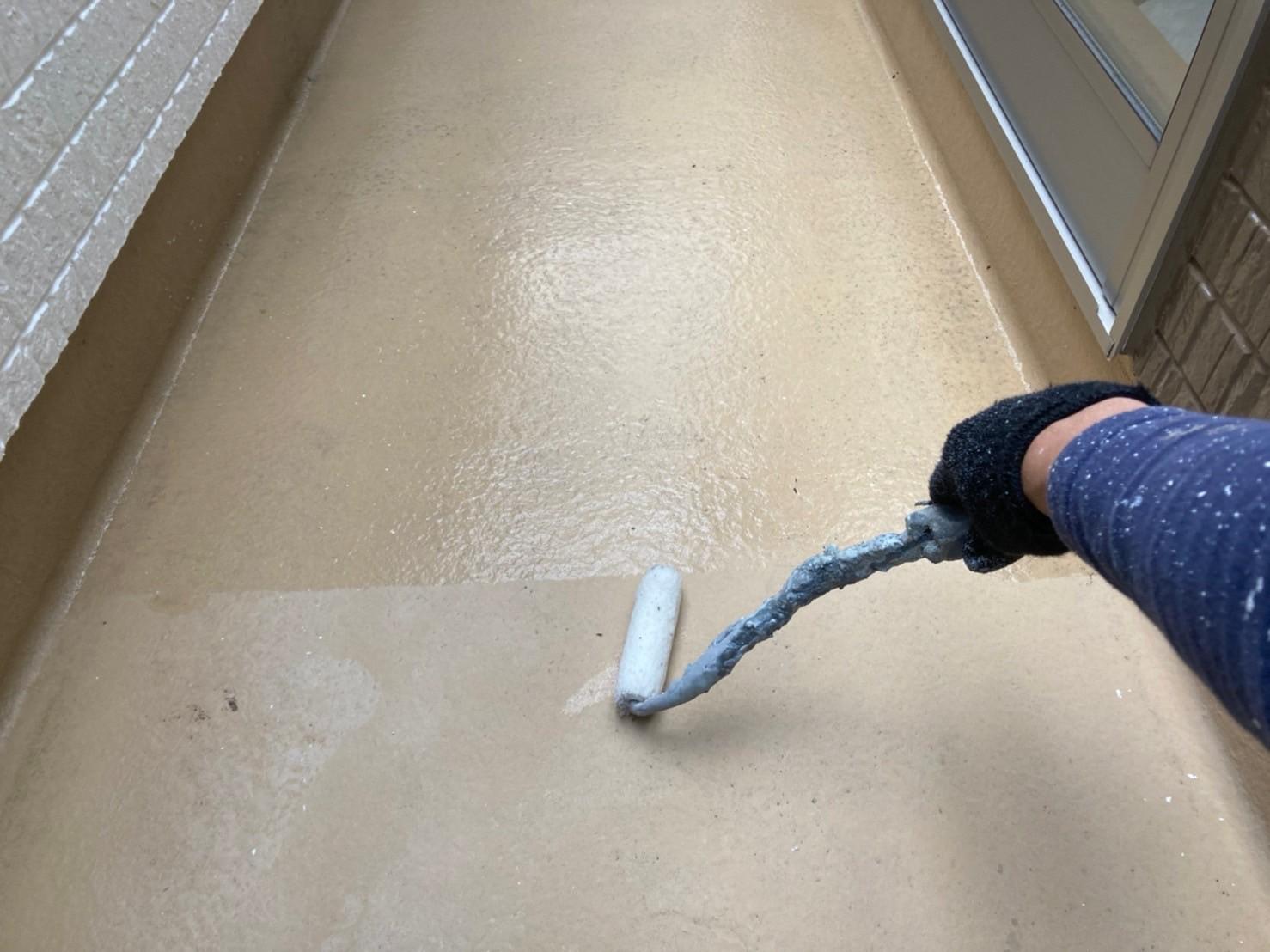 【防水工事】プライマー塗布