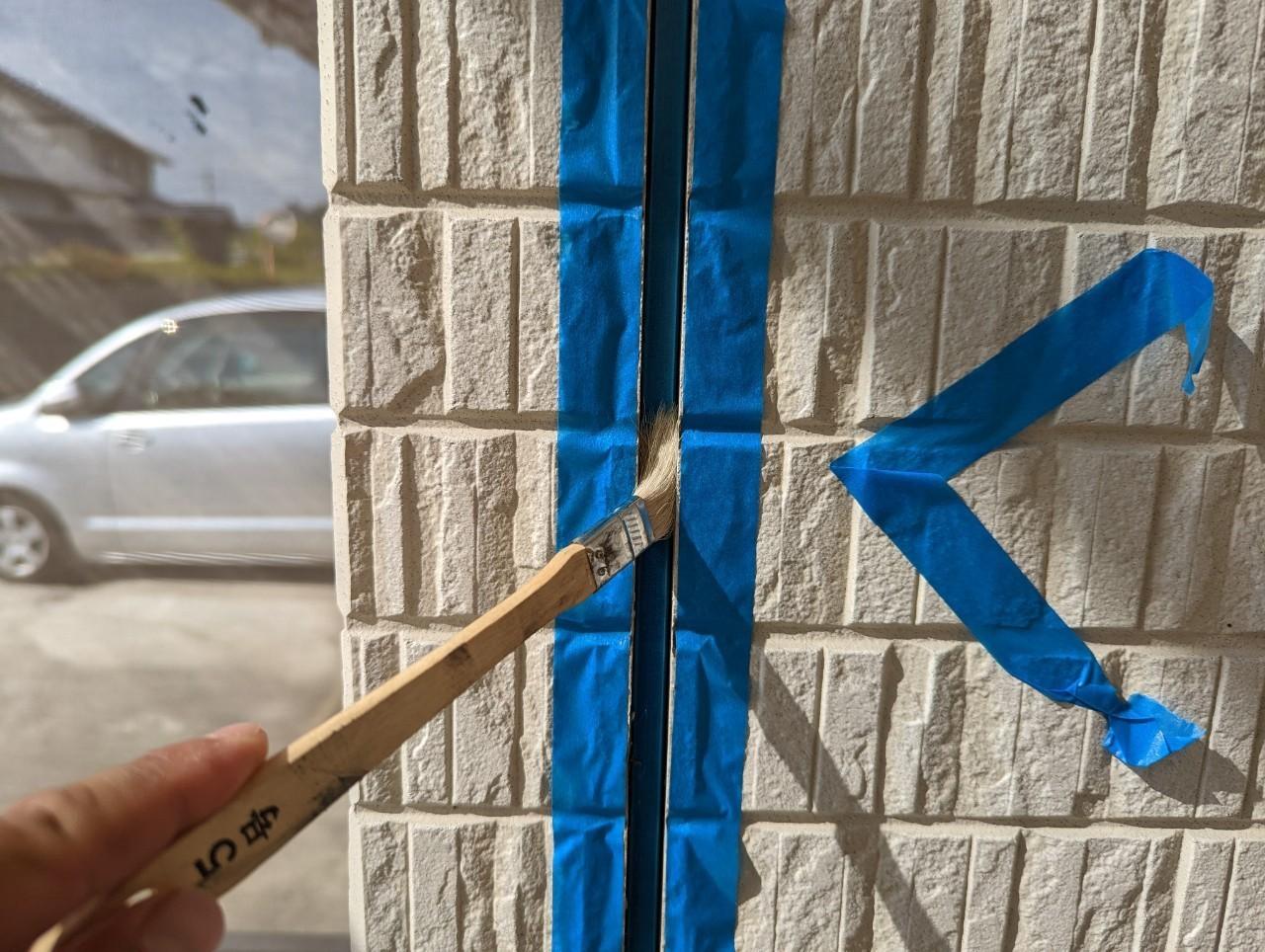 【シーリング工事】プライマー処理