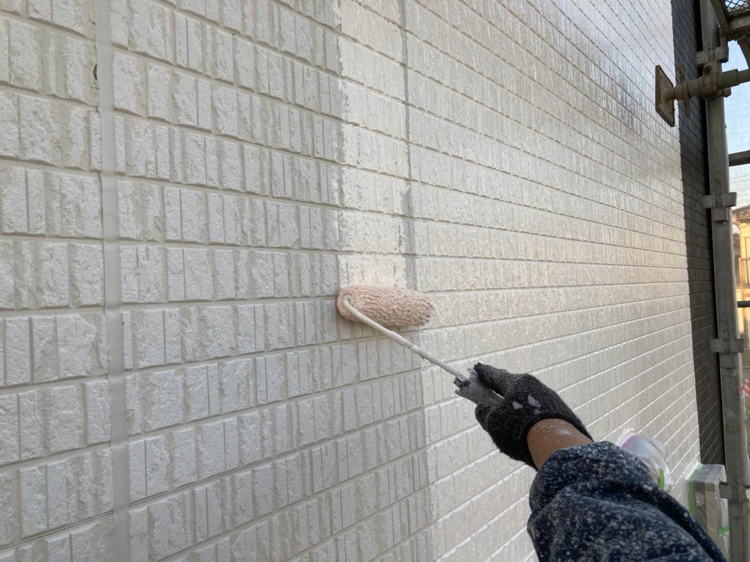 【外壁塗装2】上塗り