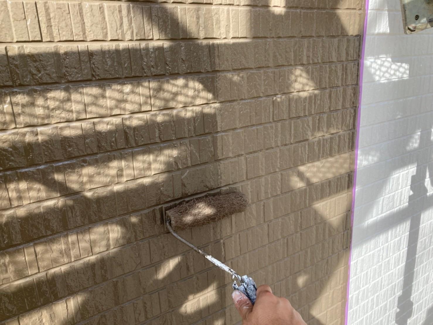 【外壁塗装2】上塗り