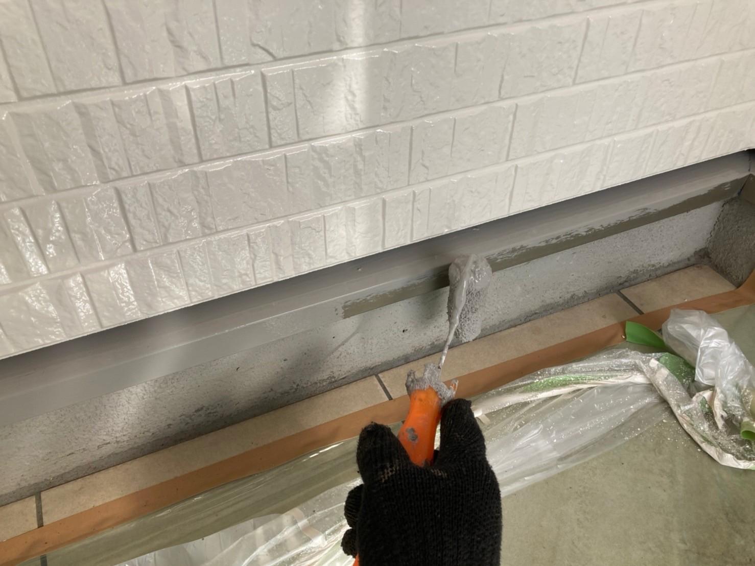 【水切り塗装】下塗り