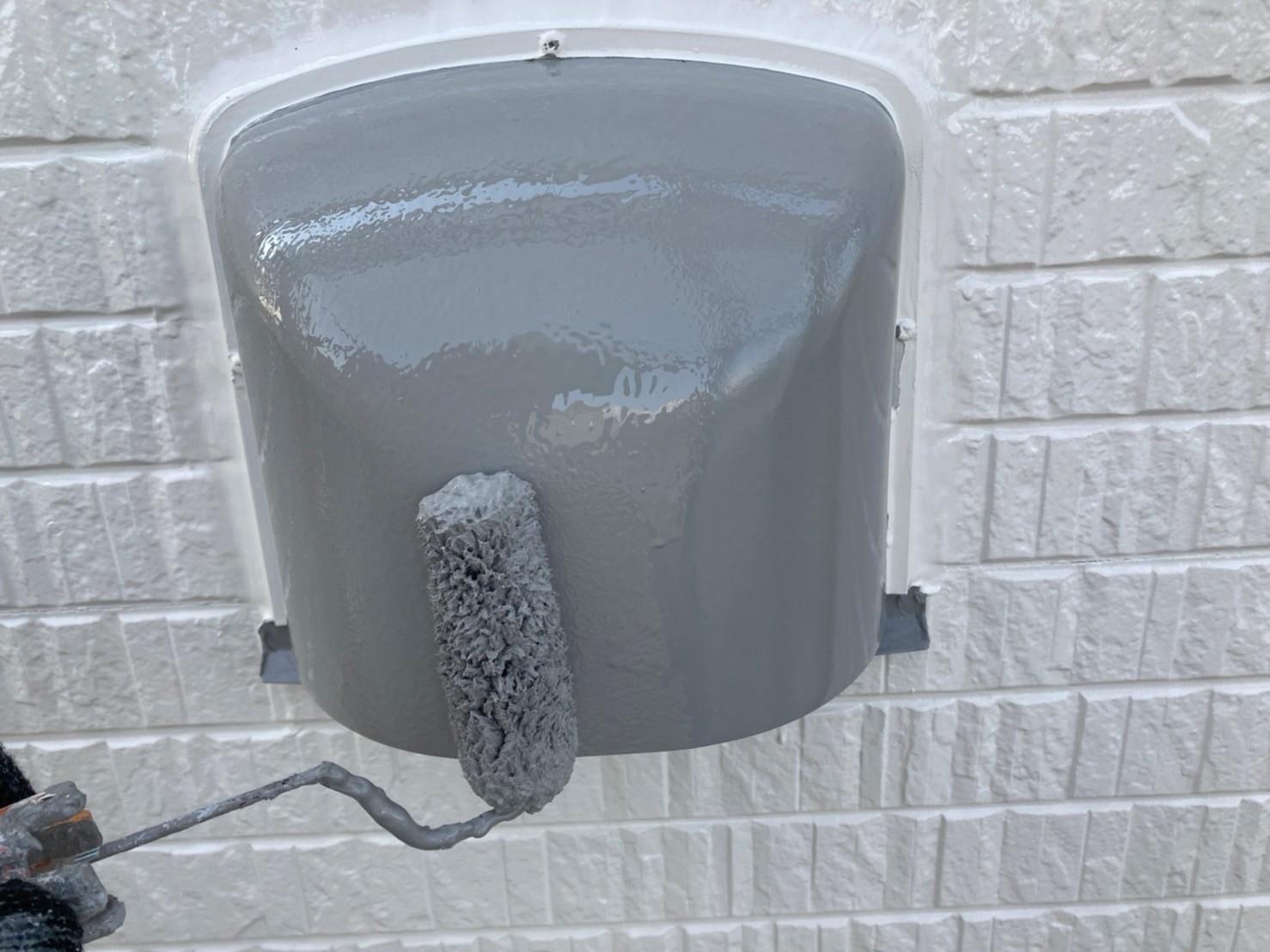 【スリムダクト塗装】上塗り