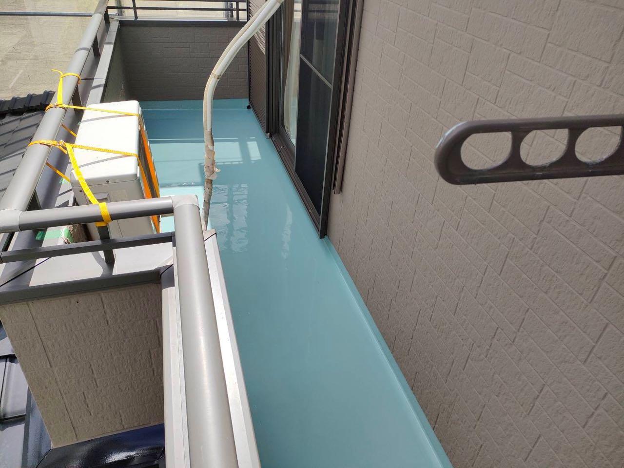 【防水工事】ウレタン防水塗布2回目