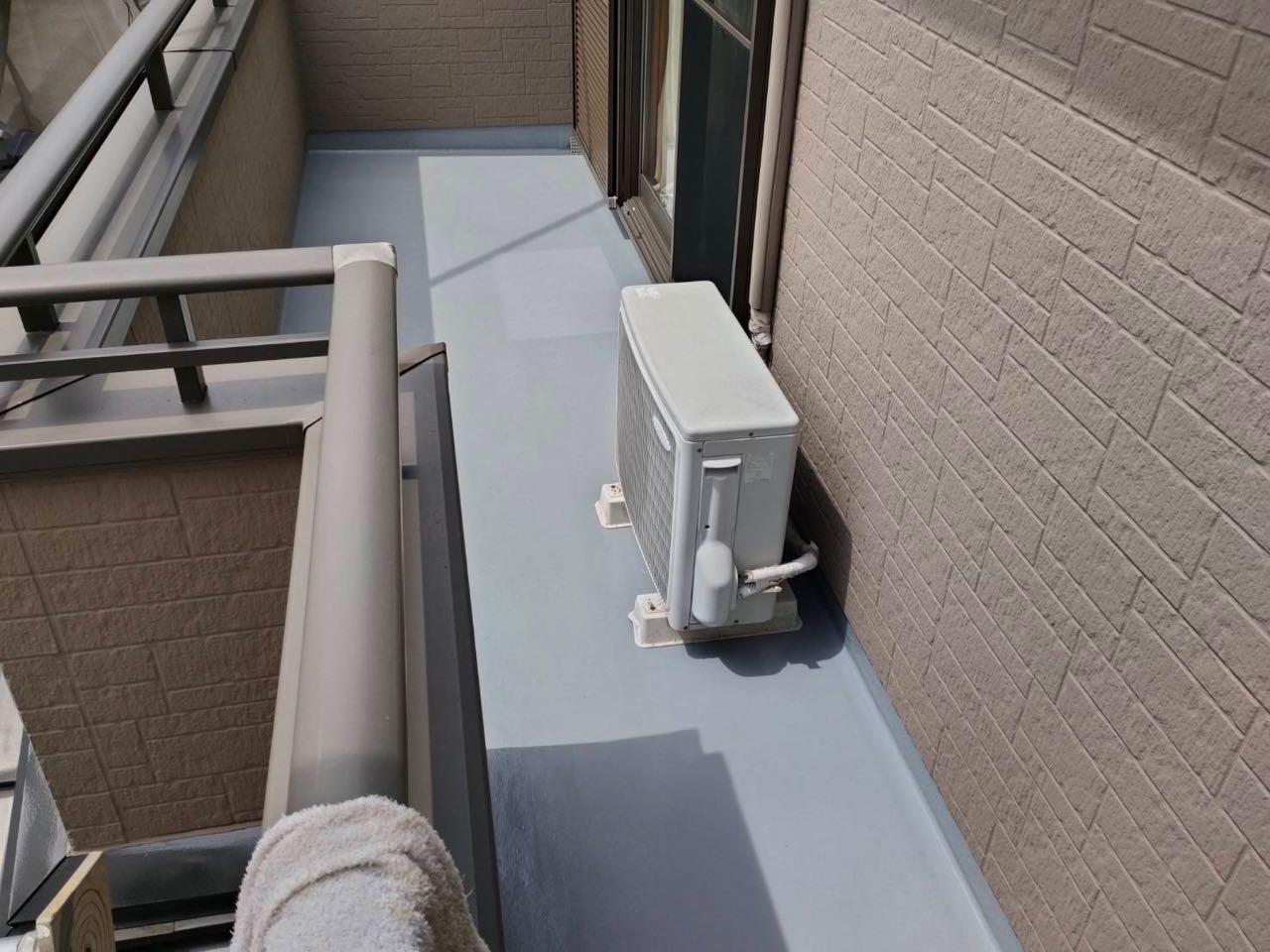 【防水工事】トップコート塗布