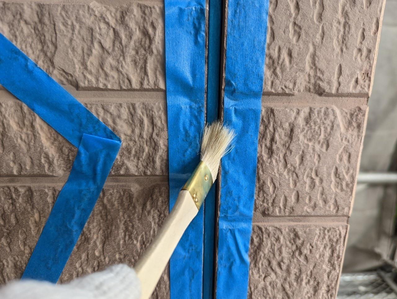 【シーリング工事】プライマー処理