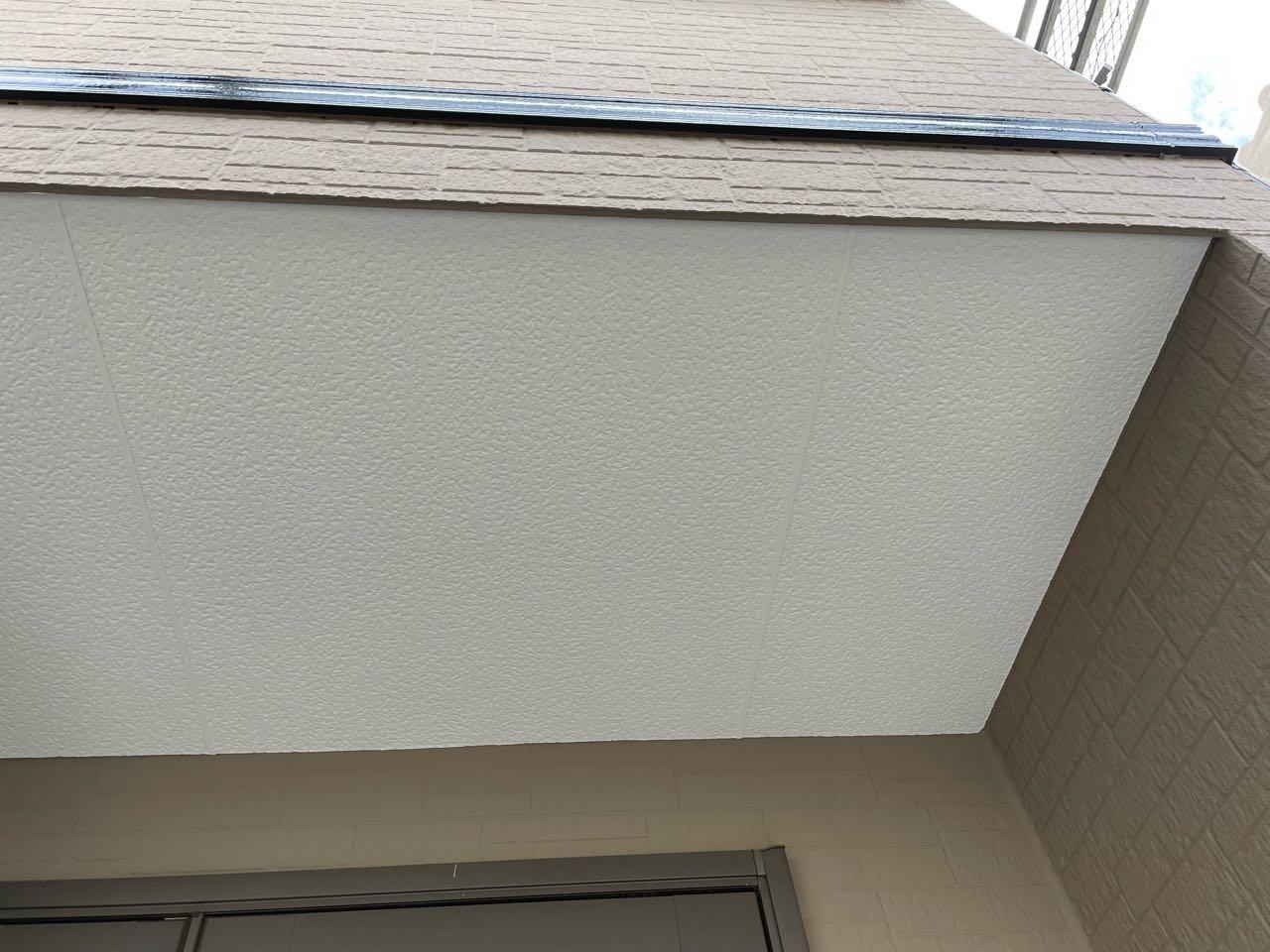 【軒天塗装】完了