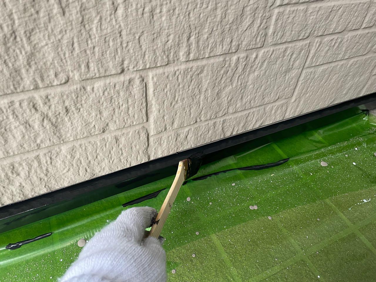 【水切り塗装】上塗り