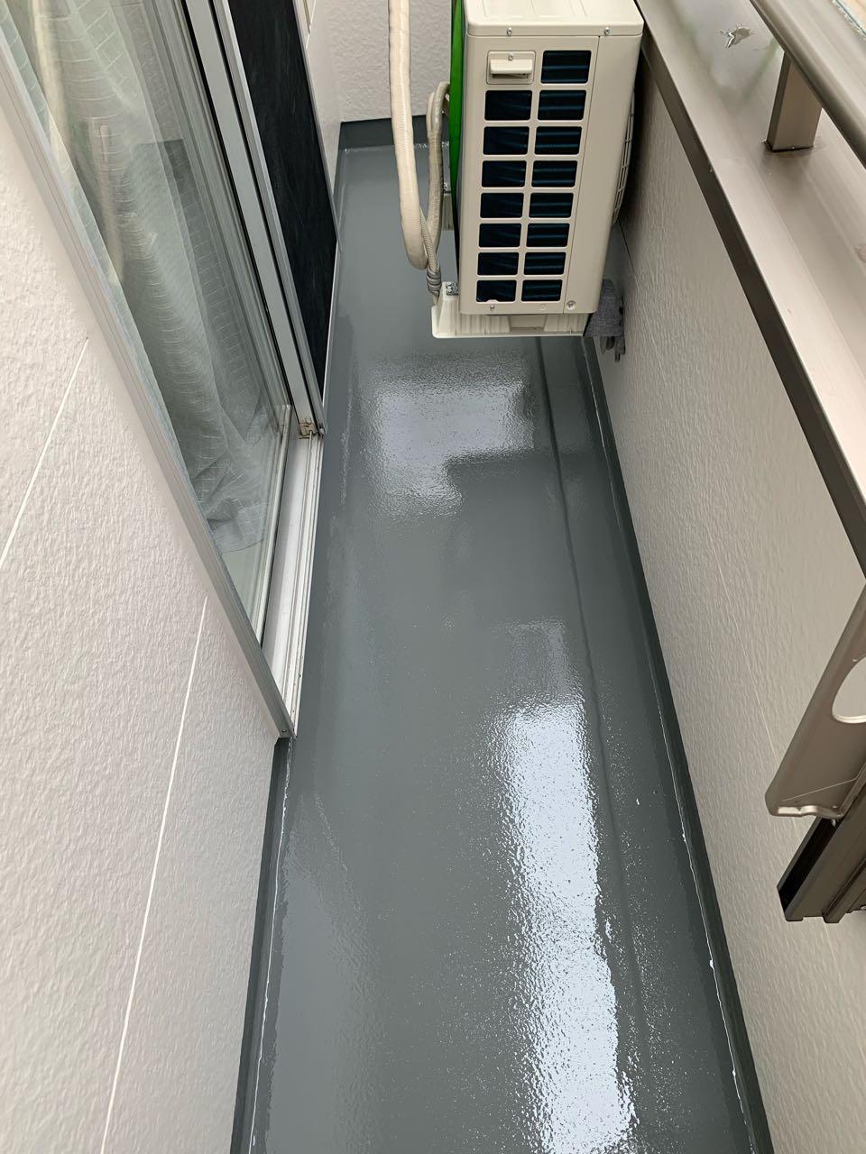 【防水工事】トップコート塗布