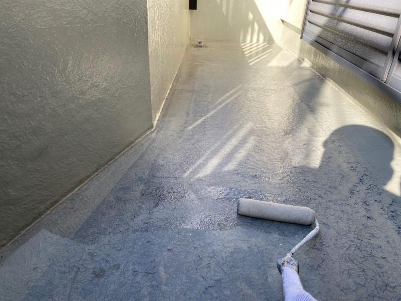 【防水工事】プライマー塗布