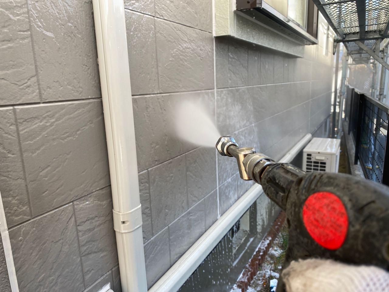 【外壁洗浄】高圧水洗浄