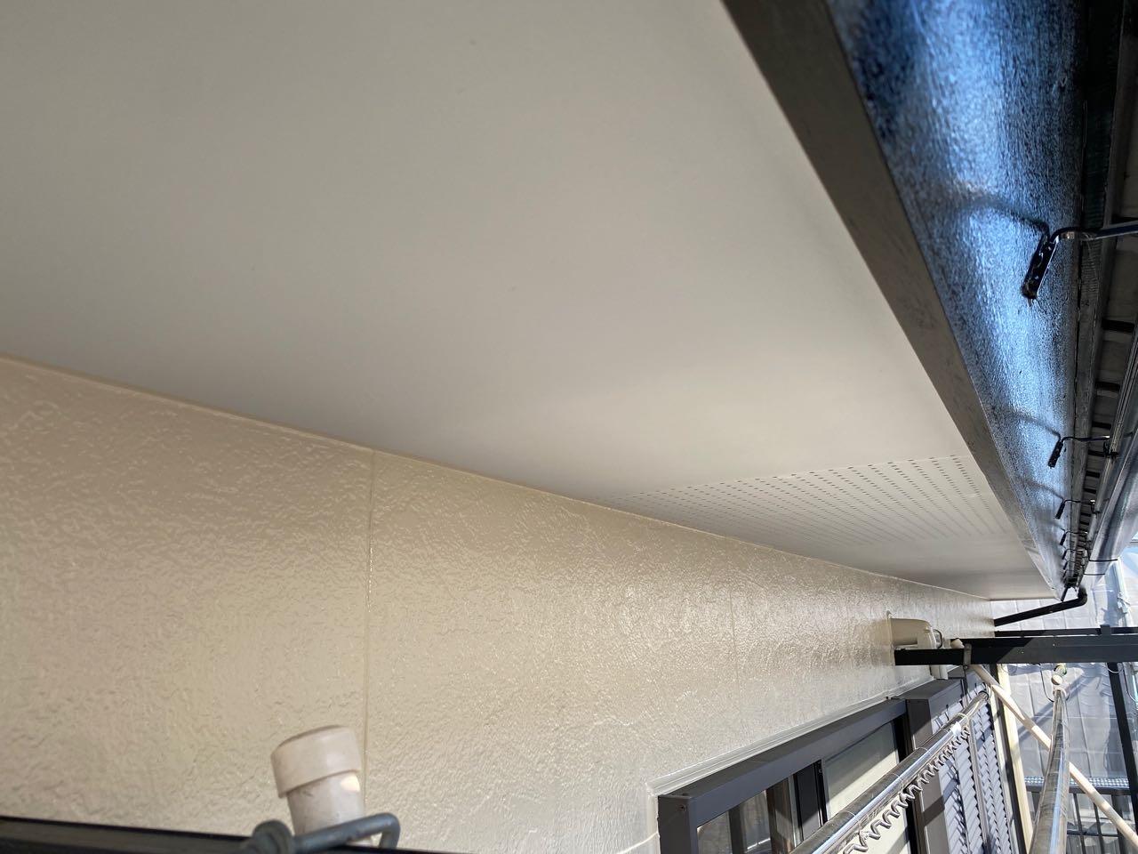 【軒天塗装】完了