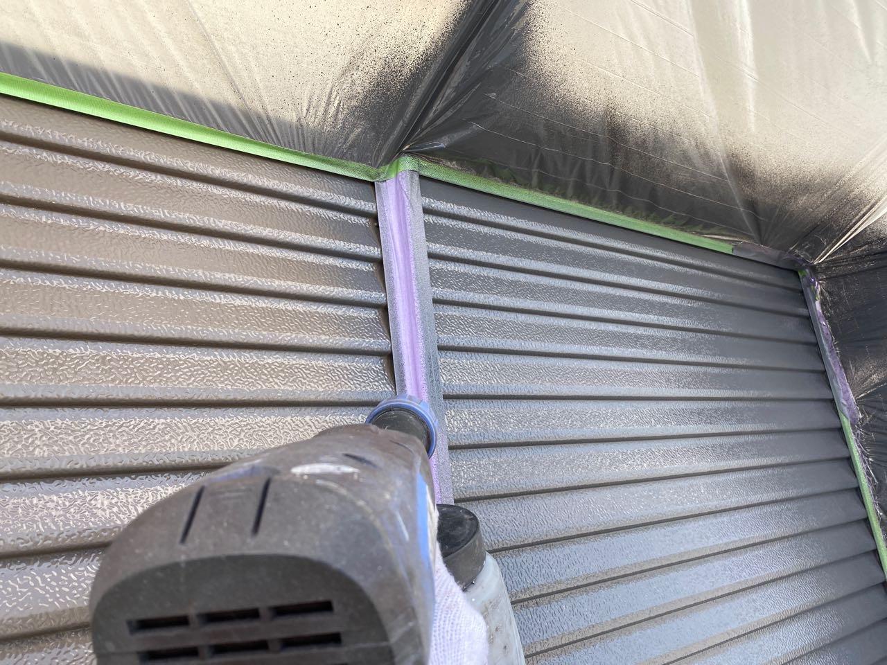 【雨戸塗装】下塗り