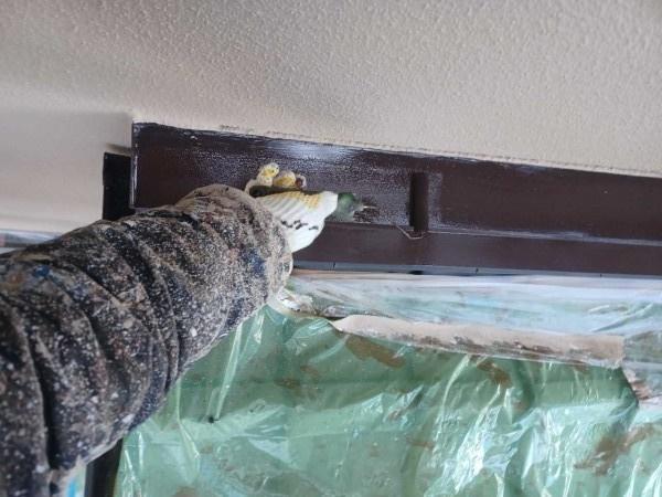 【熨斗板金塗装】仕上げ塗装2回目