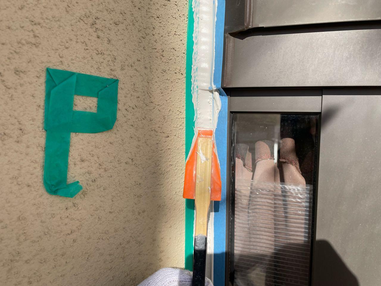 【シーリング工事】ヘラ押さえ