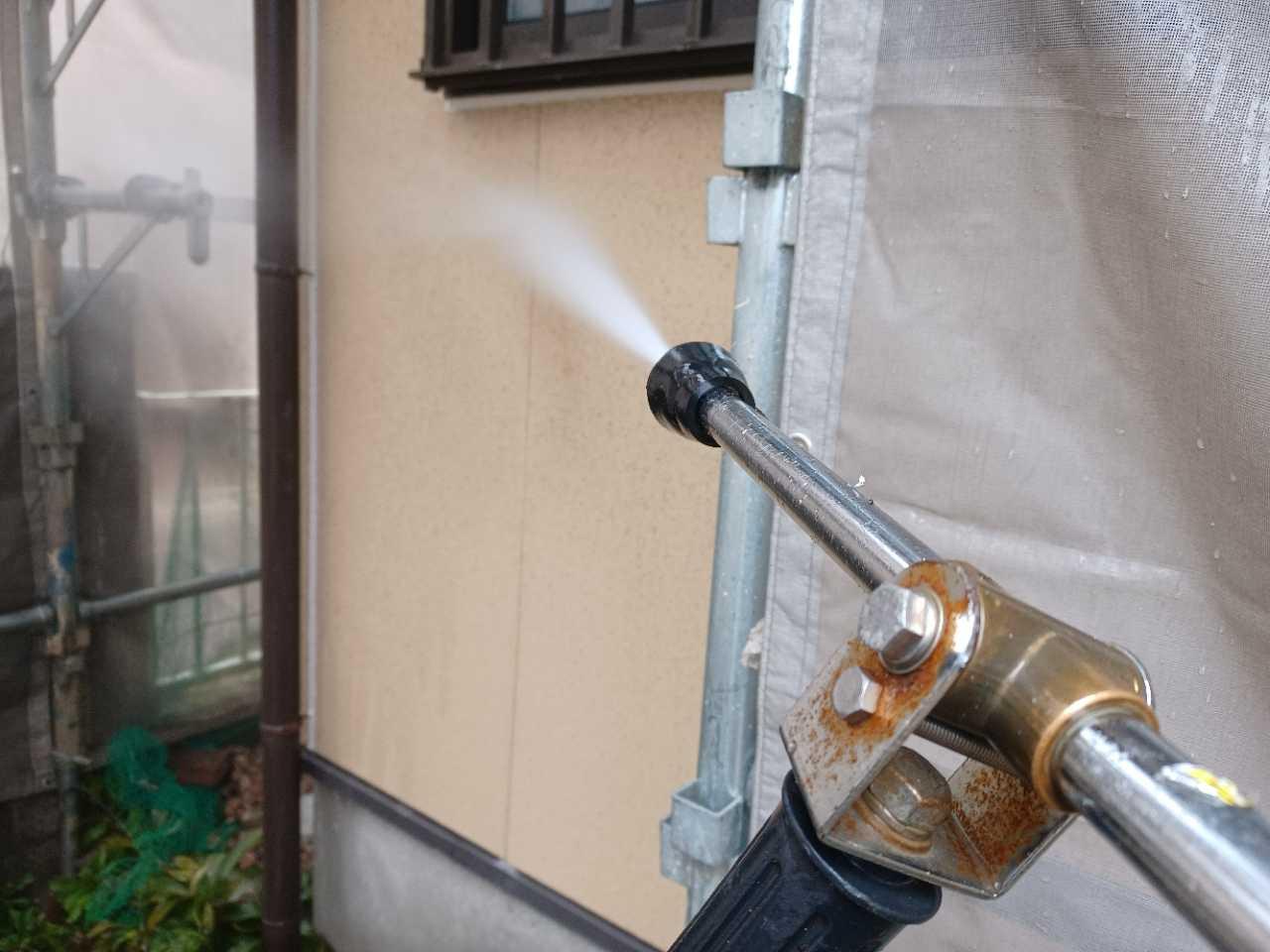 【外壁洗浄】高圧水洗浄