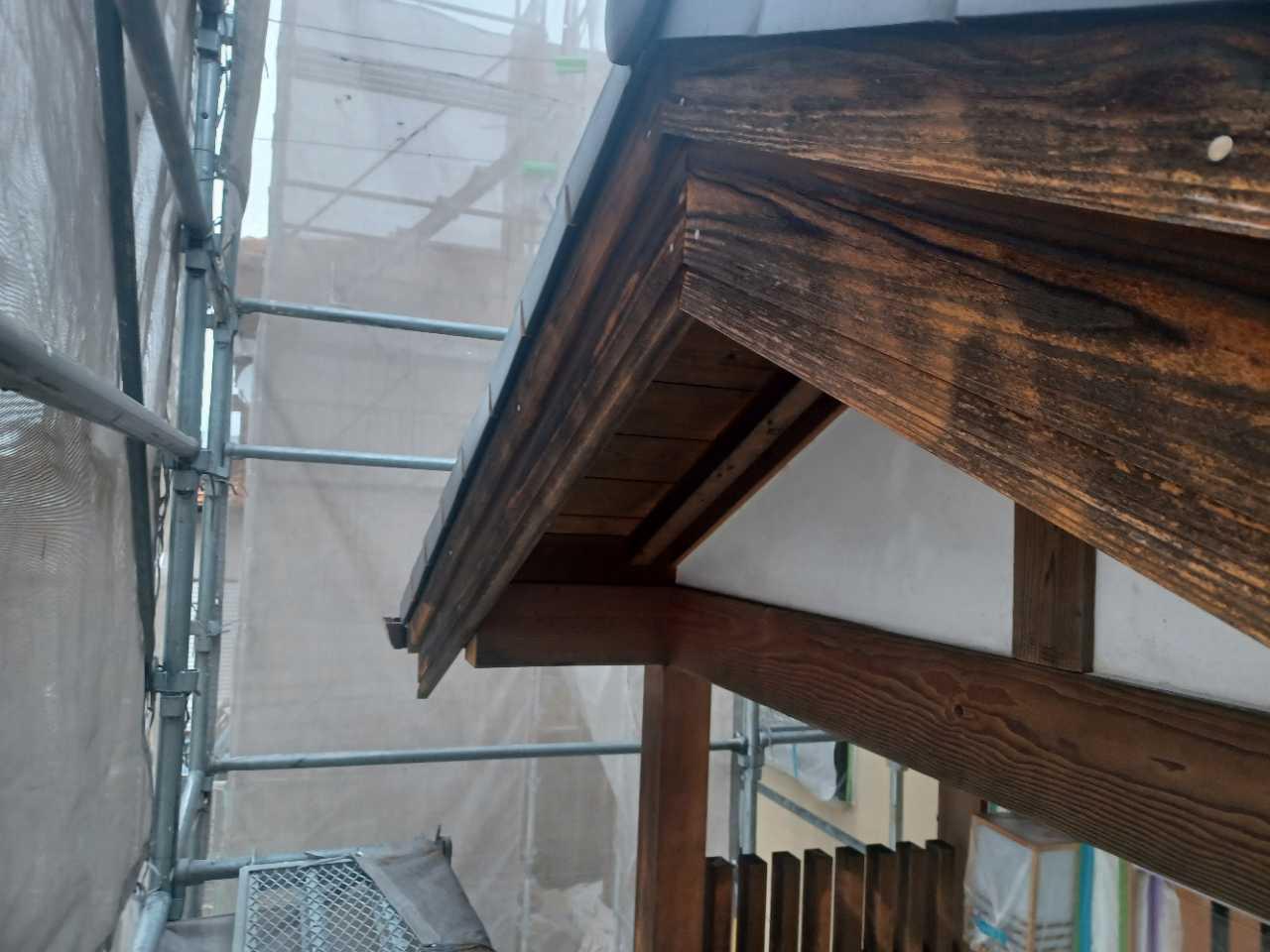 【破風・鼻隠し塗装】完了