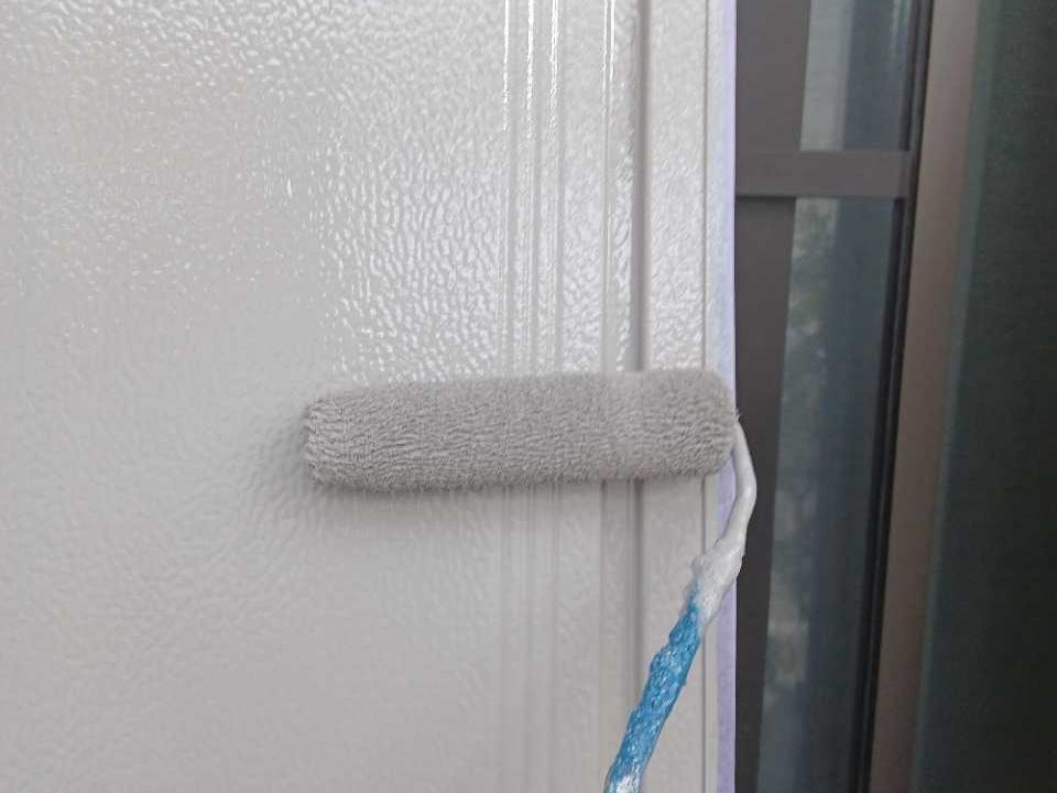 【雨戸塗装】上塗り