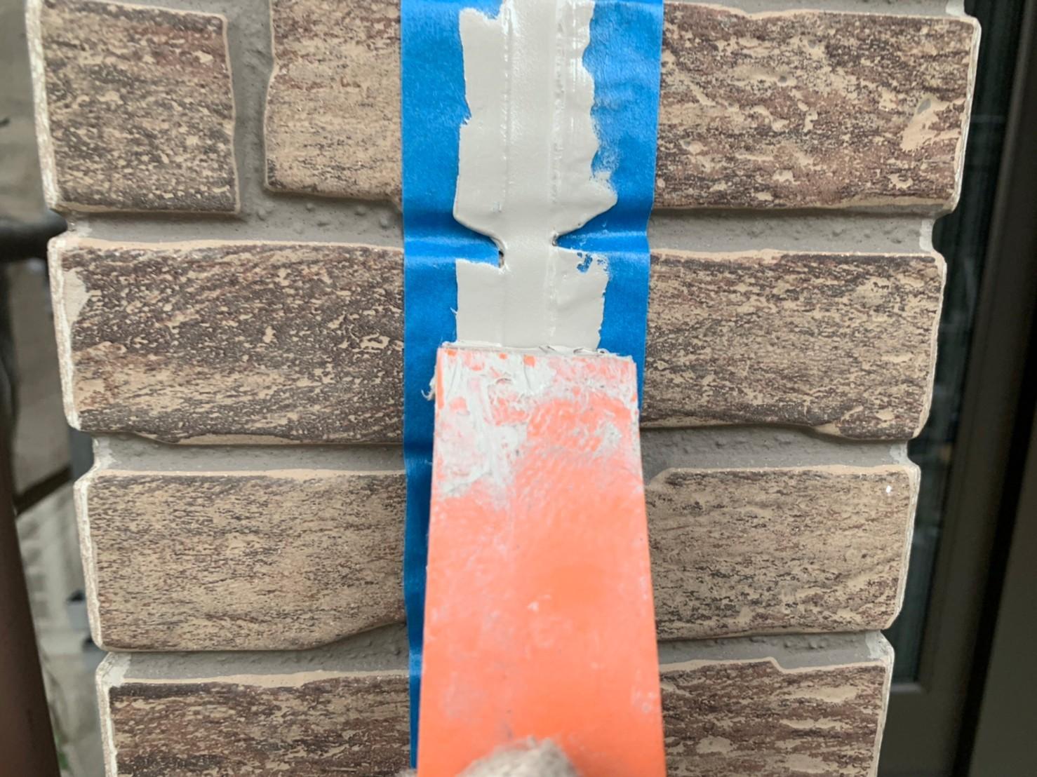 【シーリング工事】ヘラ押さえ