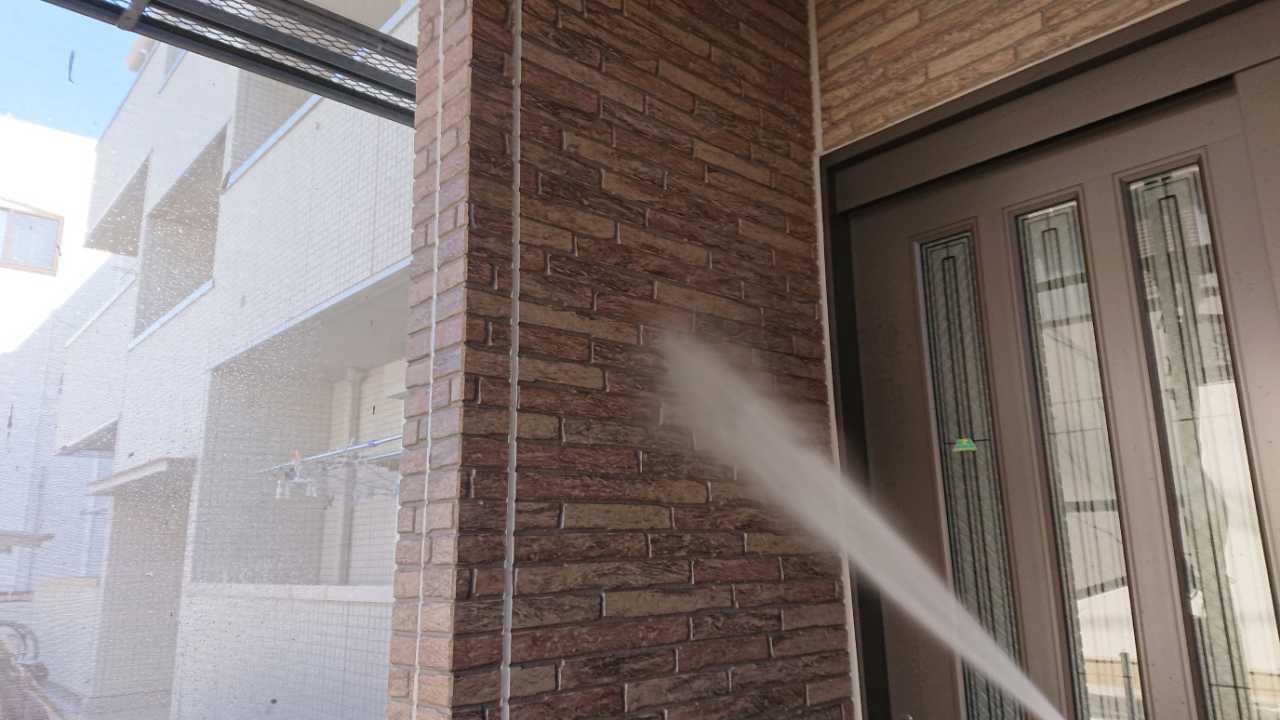 【外壁洗浄】高圧水洗浄