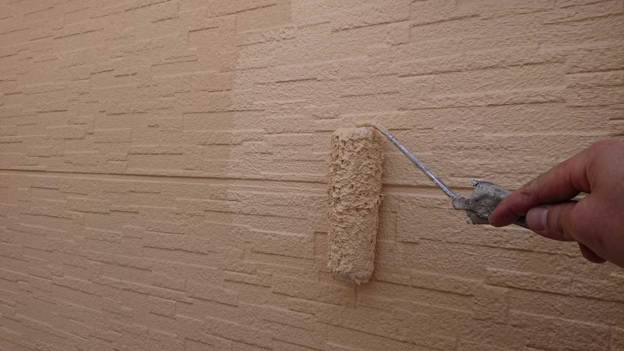 【外壁塗装1】上塗り