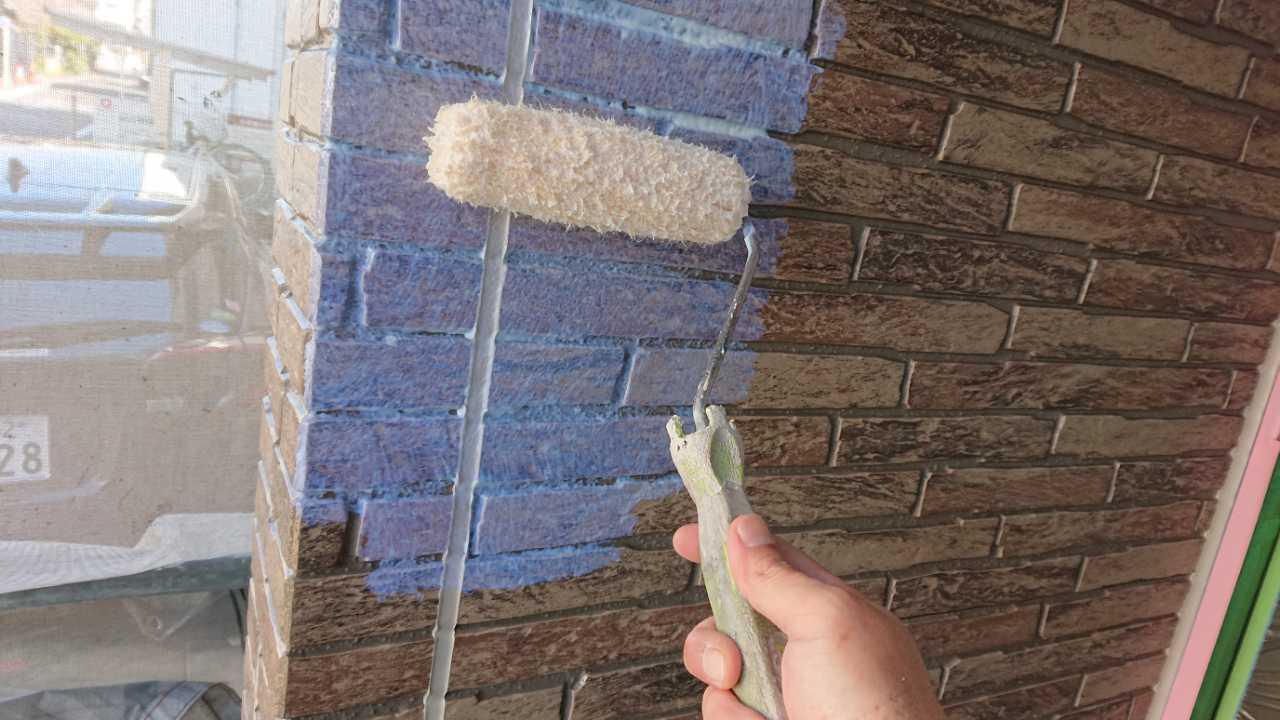 【外壁塗装2】上塗り