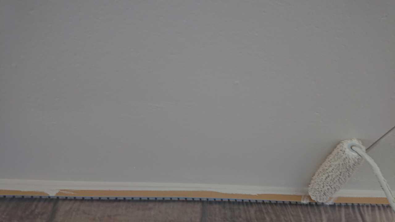 【軒天塗装】上塗り