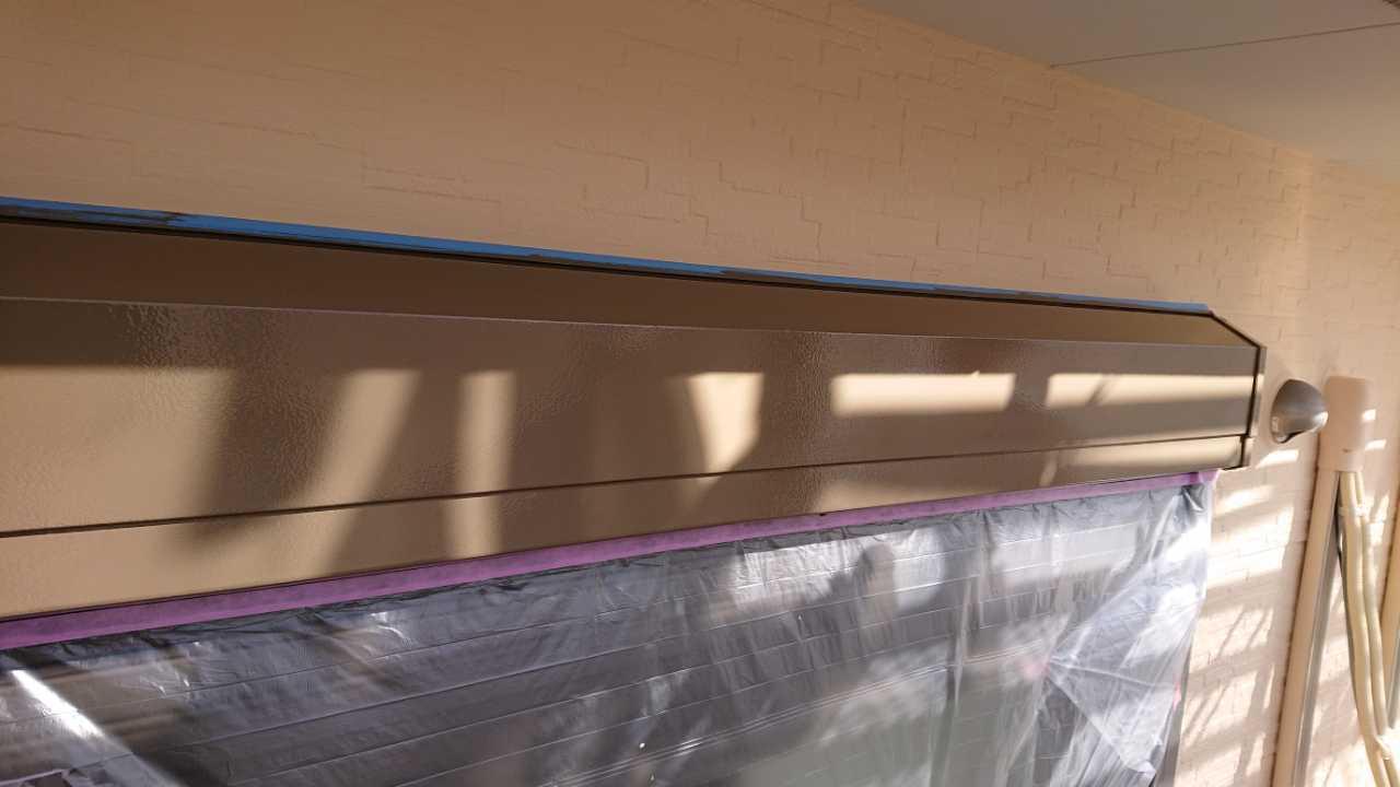 【シャッターボックス塗装】完了