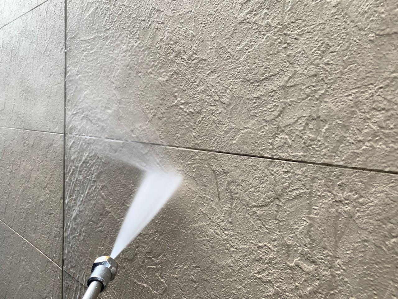 【外壁洗浄】バイオ洗剤塗布