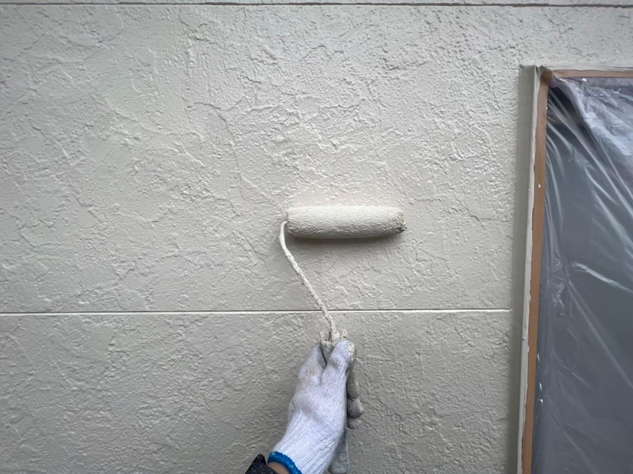 【外壁塗装1】上塗り