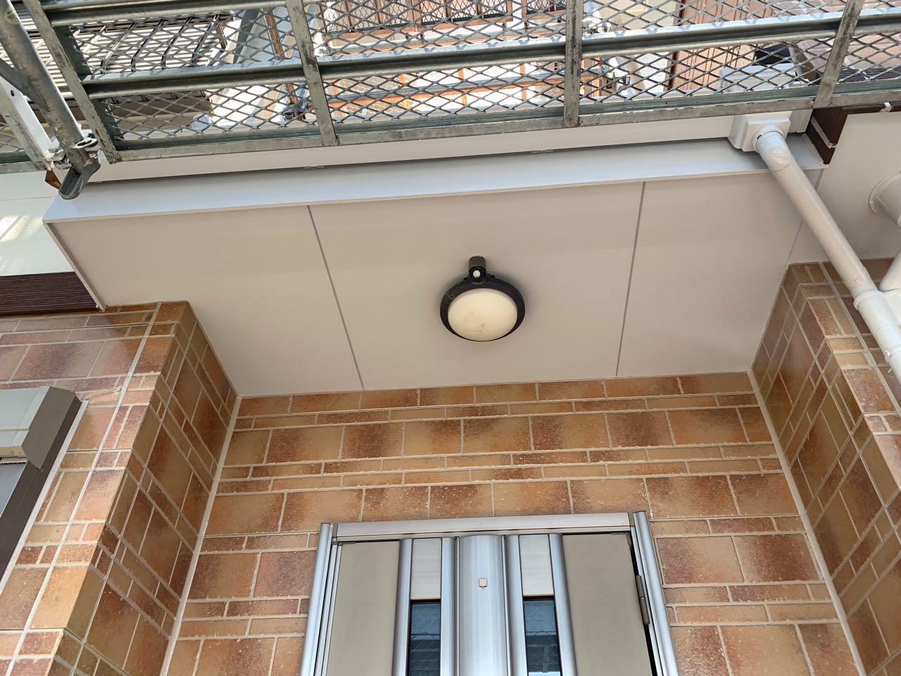 【軒天塗装】完了