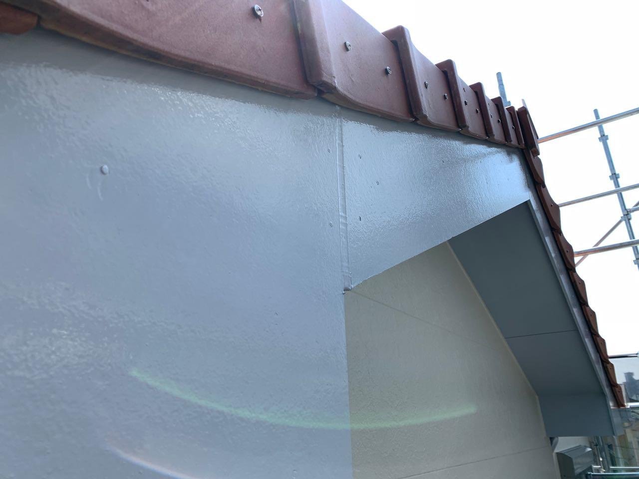 【破風・鼻隠し塗装】完了