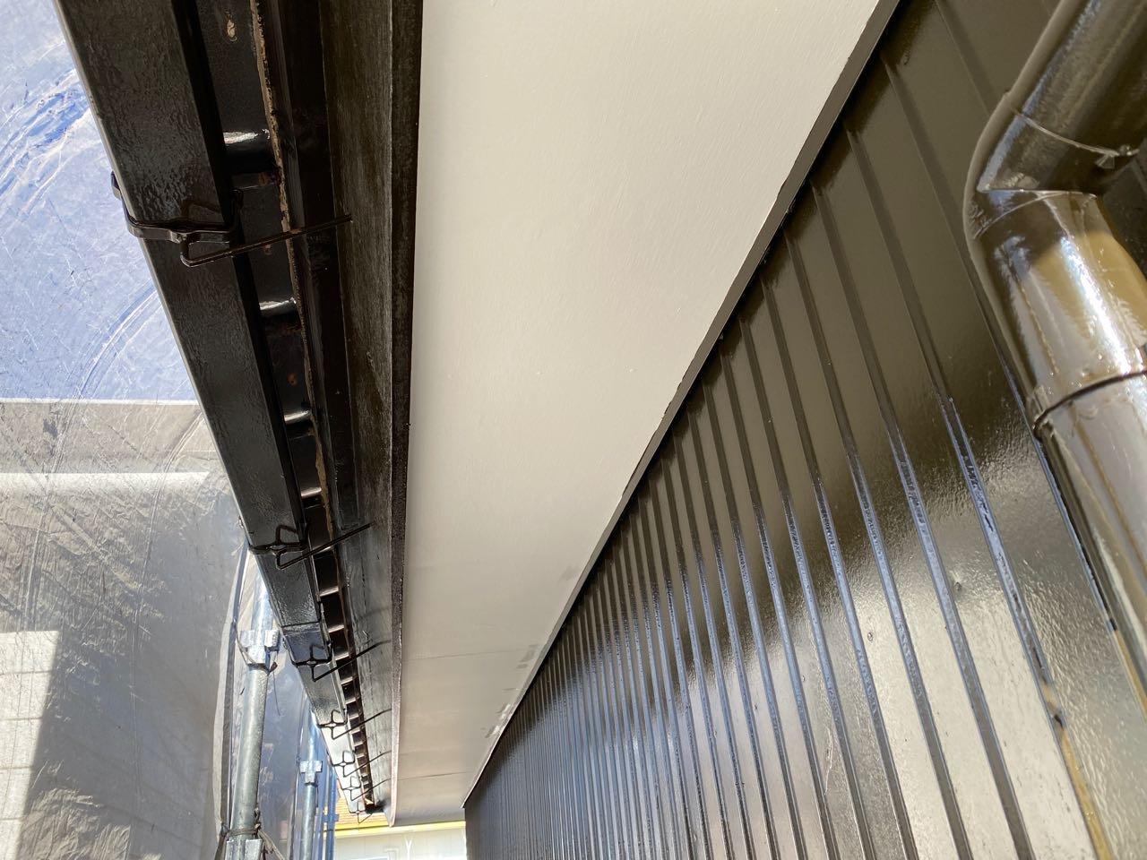 【軒天塗装】完了