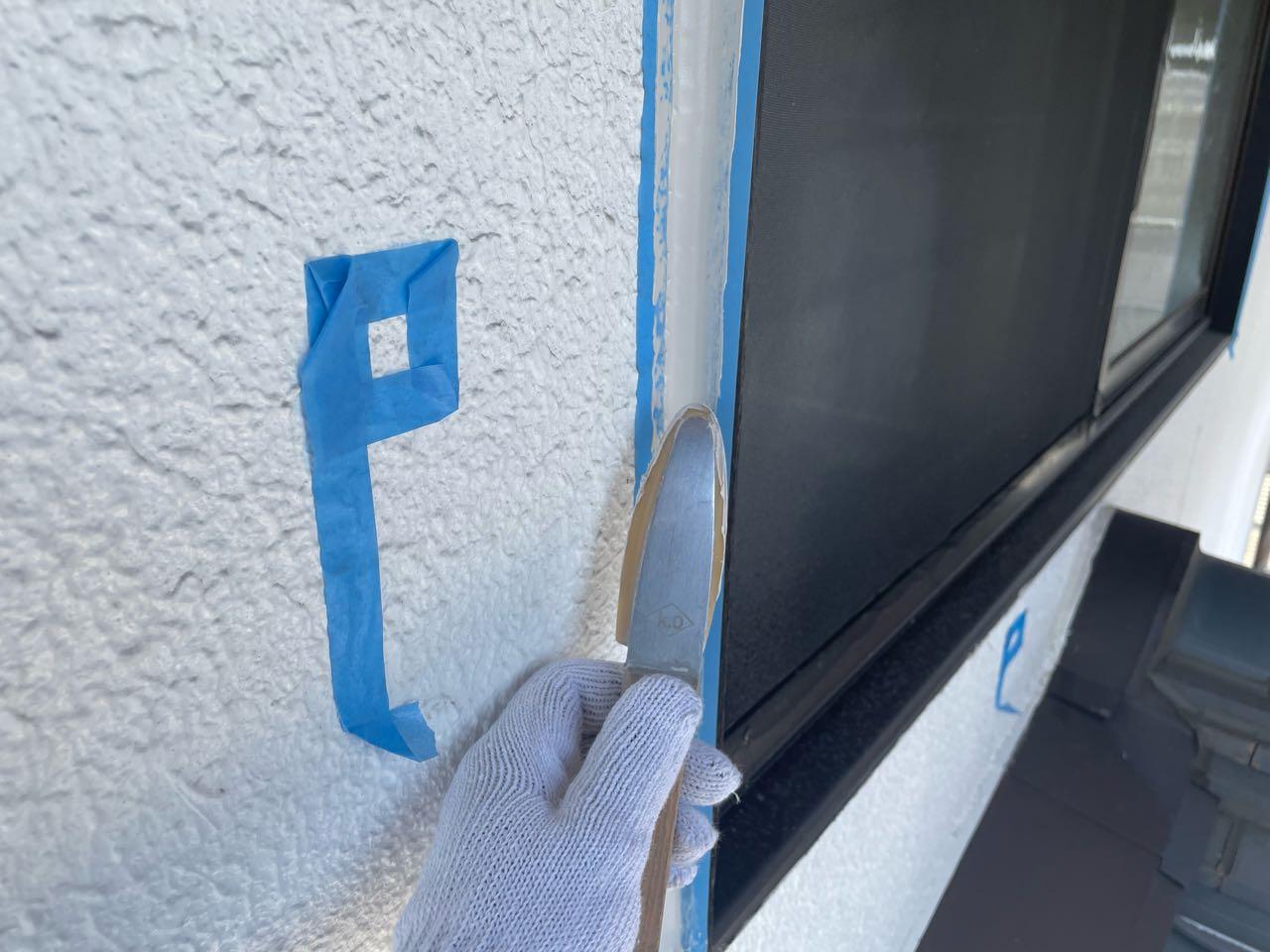 【シーリング工事】ヘラ押さえ