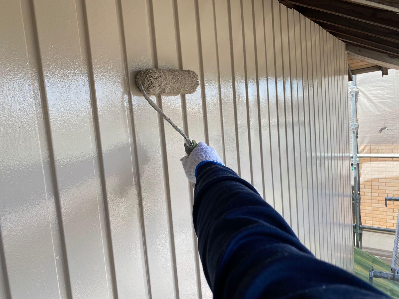 【外壁塗装2】上塗り