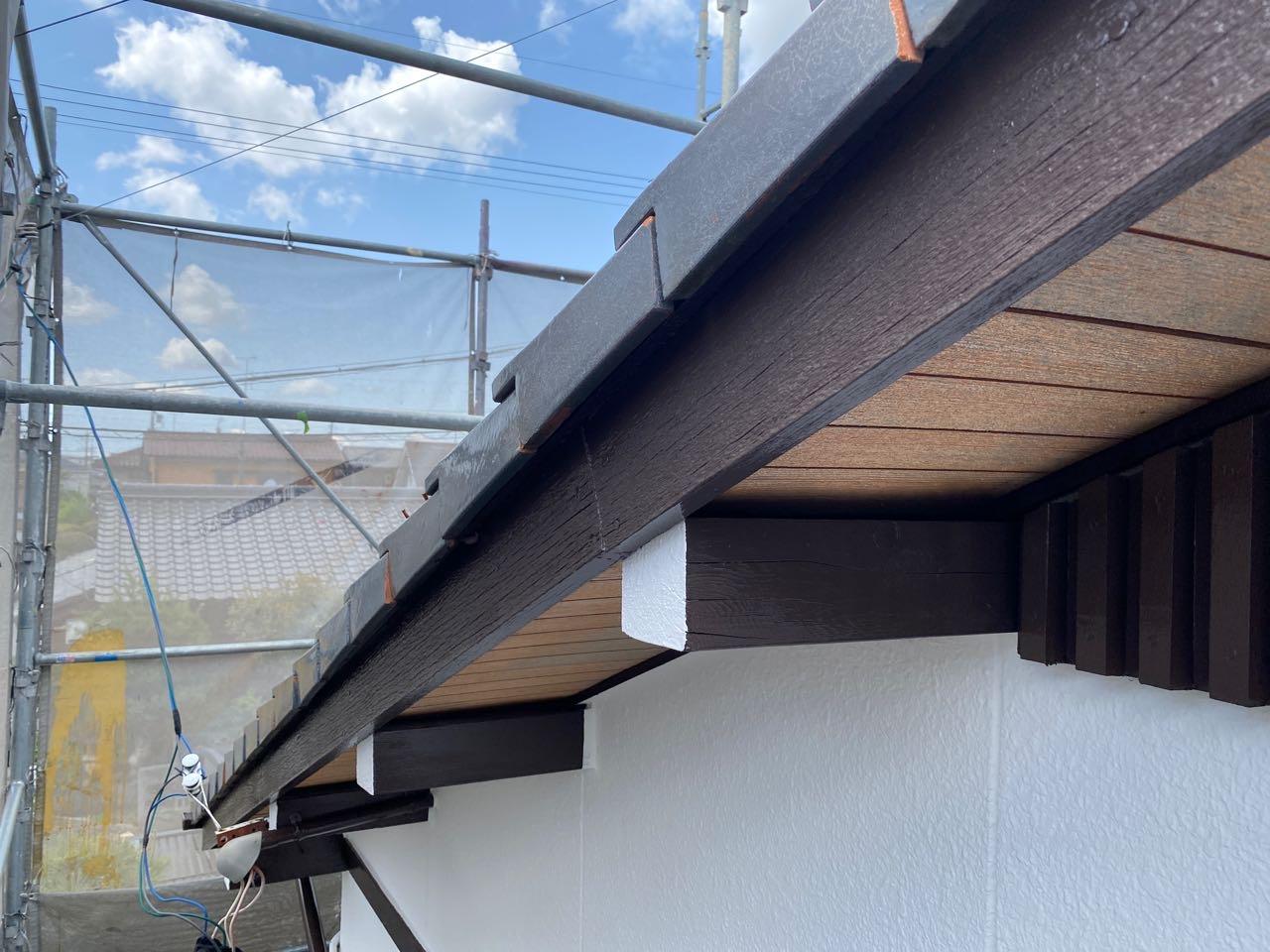 【破風・鼻隠し塗装】完了