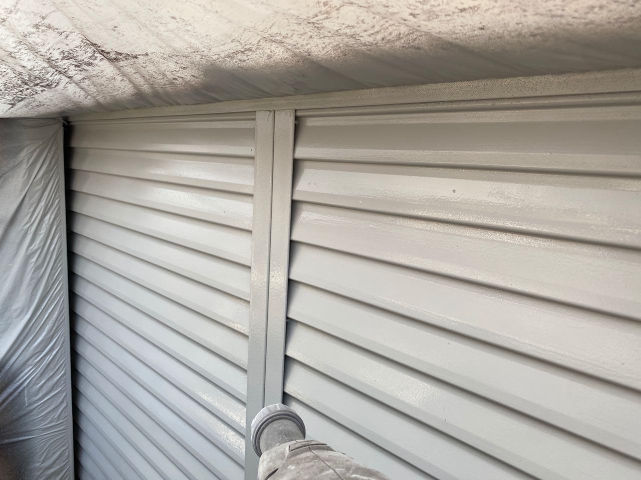 【雨戸塗装】上塗り