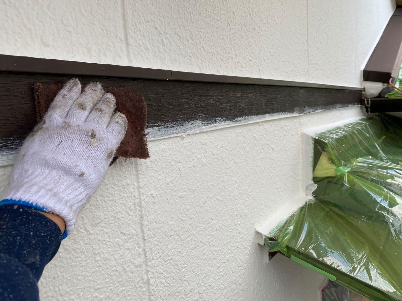 【帯塗装】ケレン作業