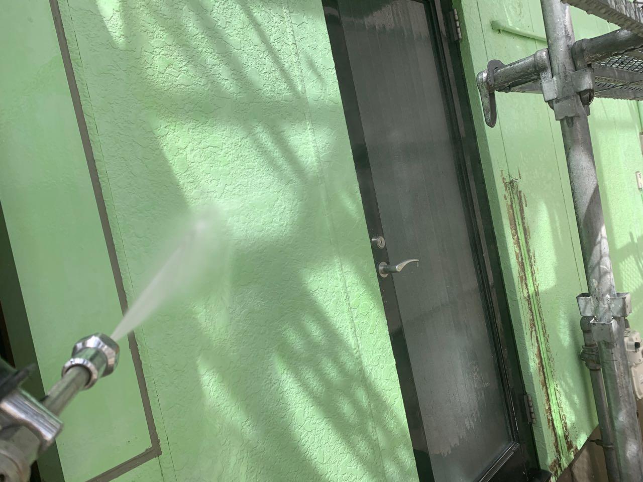 【外壁洗浄】高圧水洗浄