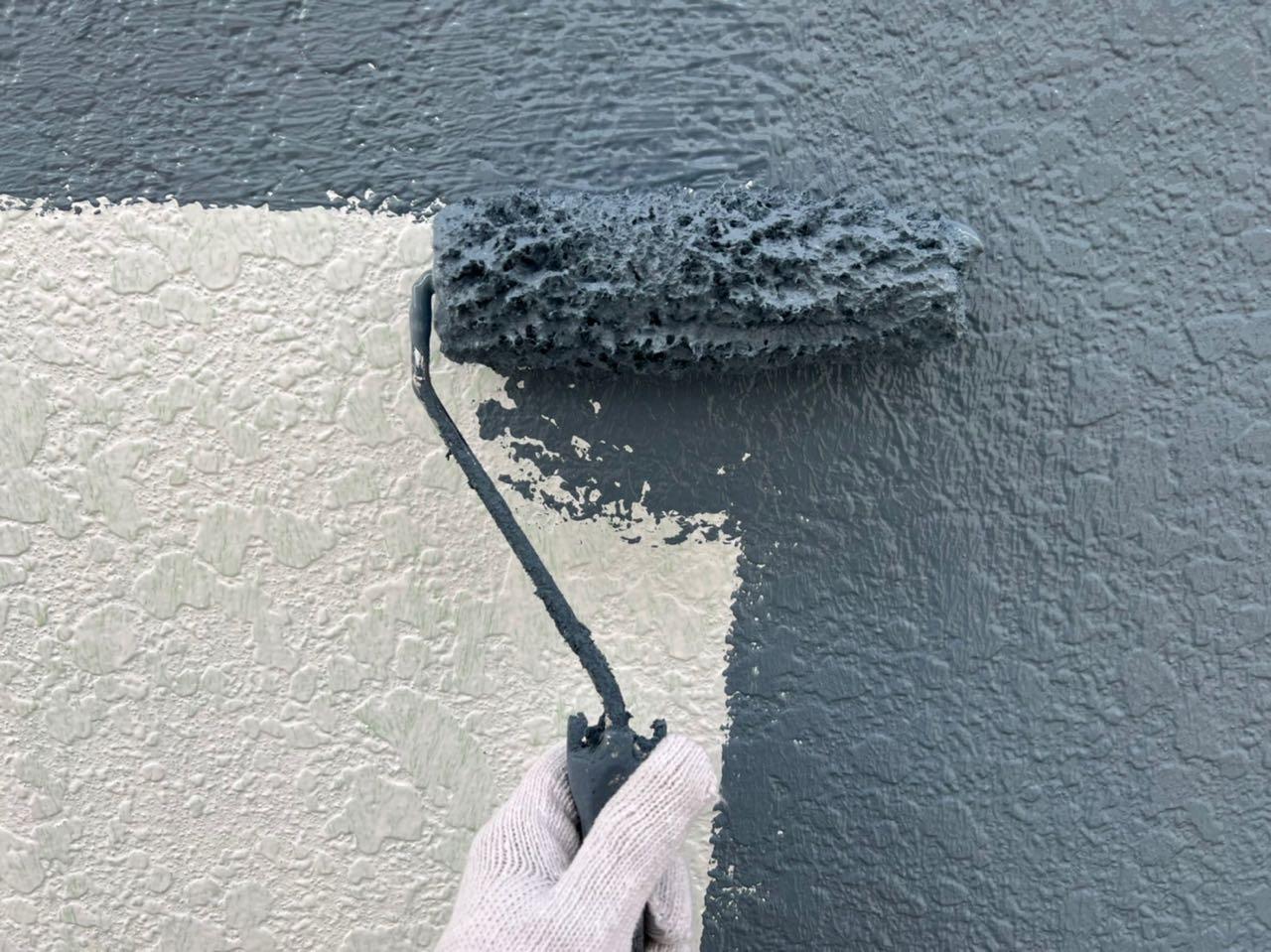 【外壁塗装1】中塗り