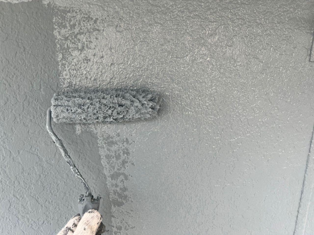 【外壁塗装1】上塗り