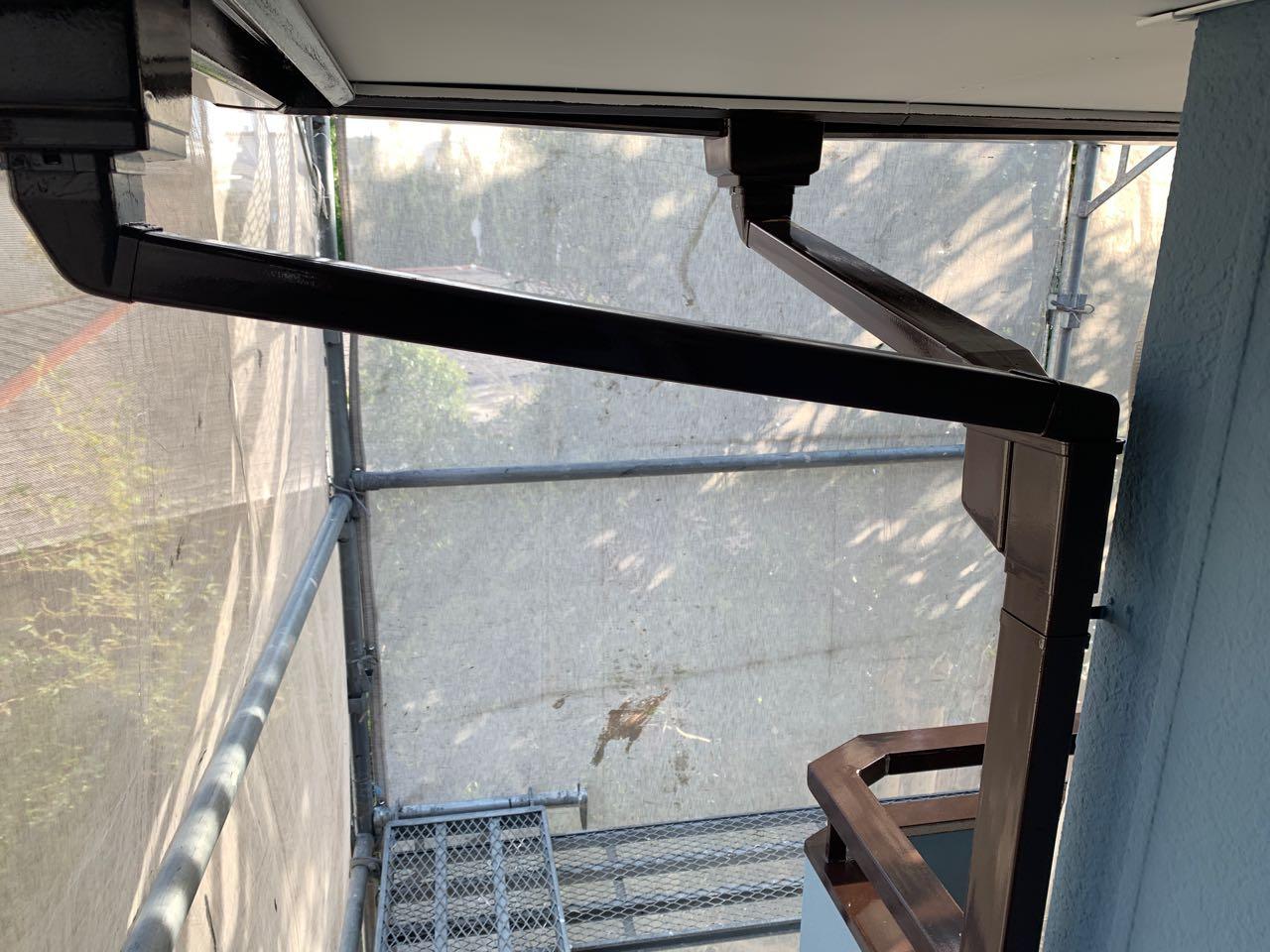 【雨樋塗装】完了